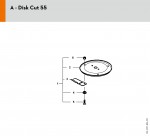 Stihl DISK CUT 55 Lawn Mower Accessory Spare Parts